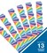 Carson Dellosa We Stick Together 39 Feet Rainbow Burst Bulletin Board Borders, 13 Strips of Scalloped Border Trim, Retro Classroom Borders for Bulletin Board, White Board and Retro Classroom Décor
